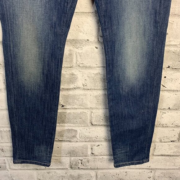 Miss 60 Junior Low Rise Embellished Medium Wash Y2K Jeans NWT - Picture 5 of 15